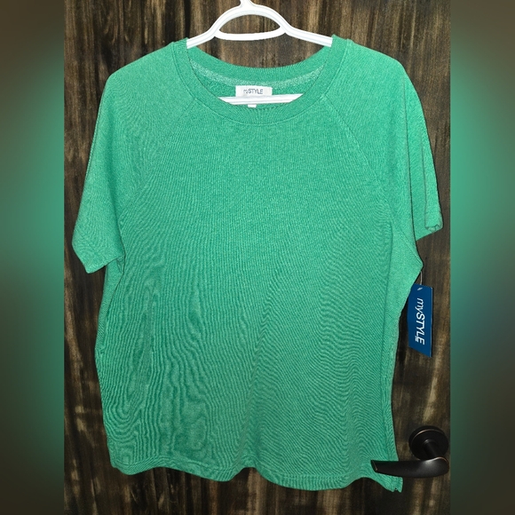 BNWT Large MyStyle short sleeve sweater - Picture 3 of 7
